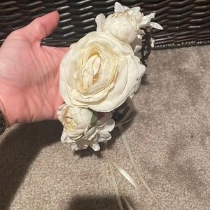 Flower girl floral crown